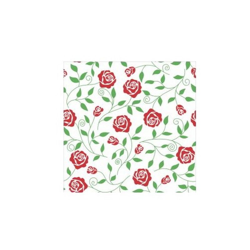 Салфетки бумажные 1сл. Bouguet Elegant 42893 (24*24см.) 100шт. "Поле роз" РБ