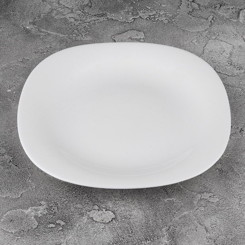 Тарелка десертная Domestico 110755 19,5*19,5см. (стекло) СКР