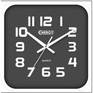 Часы настенные кварцевые ENERGY EC-09 квадр.