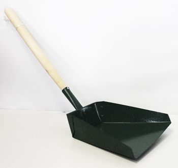 Совок д/мусора метал. 000254 с дер.руч.