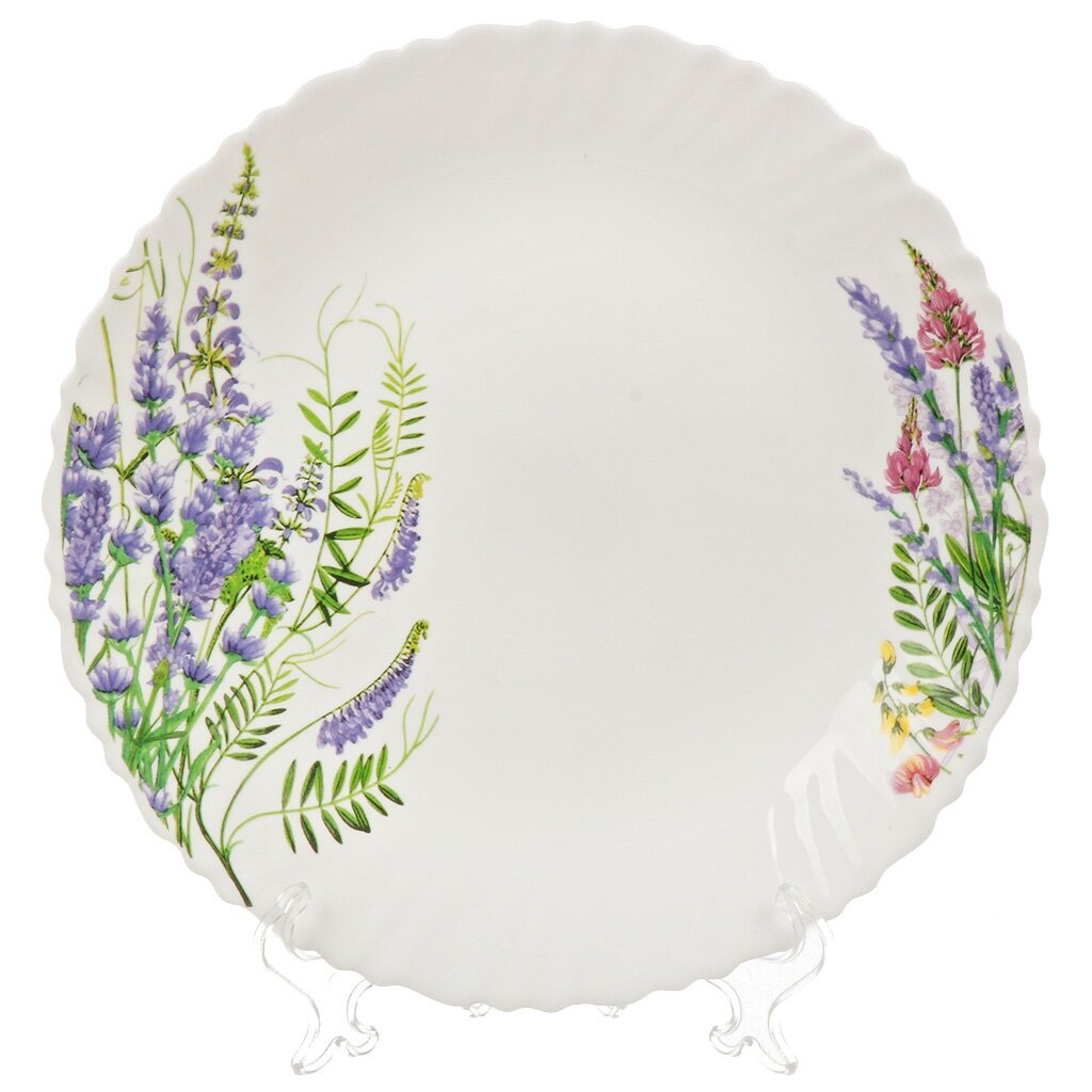 Тарелка обеденная MFK21042 "Лаванда"d=24см, (36шт./кор.)