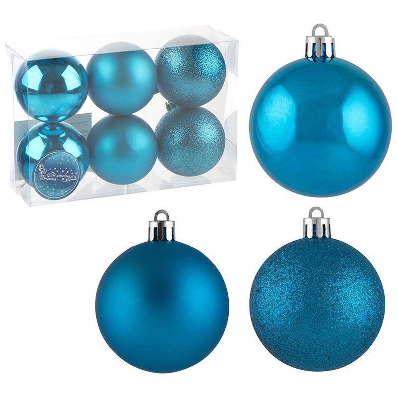 Шары SYQA-0123123-02 (набор 6шт.) d6см. 106305 Скр.