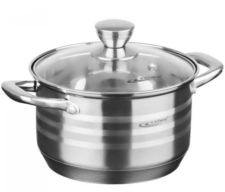 Кастрюля нерж.  3,5л. ЭЛИС d20*12,5см. КТ16-D-20 .