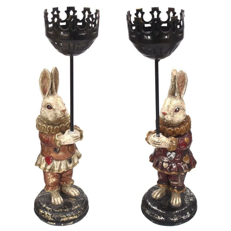 Подсвечник 261866 "Кролик" (8*9*27см)Р