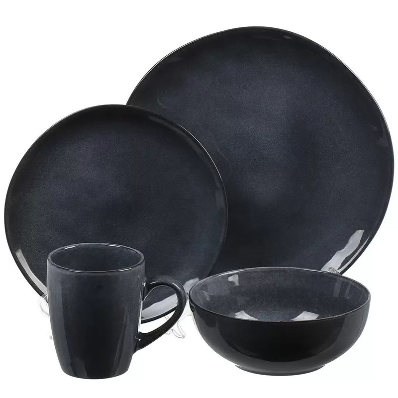 Столовый сервиз JEWEL ПС0039-65 "Графит" 16пр.