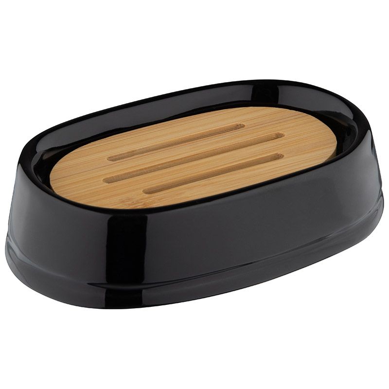 Мыльница "Barcelona" 106619 (керам./бамбук) Скр