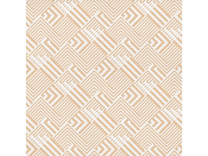 Коврик интерьерный "Геометрия" 0,65*12м. 28474 (коричневый)