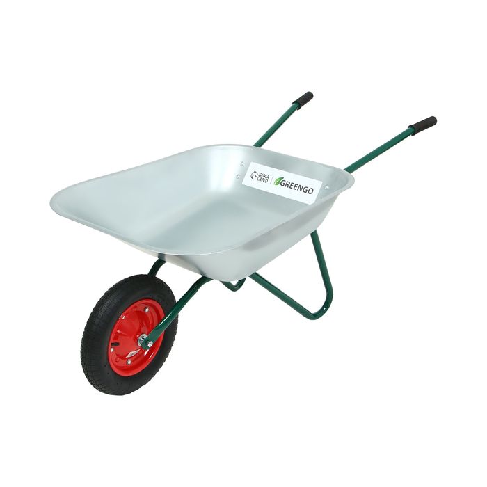 Тачка садовая 65л. (1кол. 3.00-8 желтое втулка 16мм.) 11.65.80.Тр.