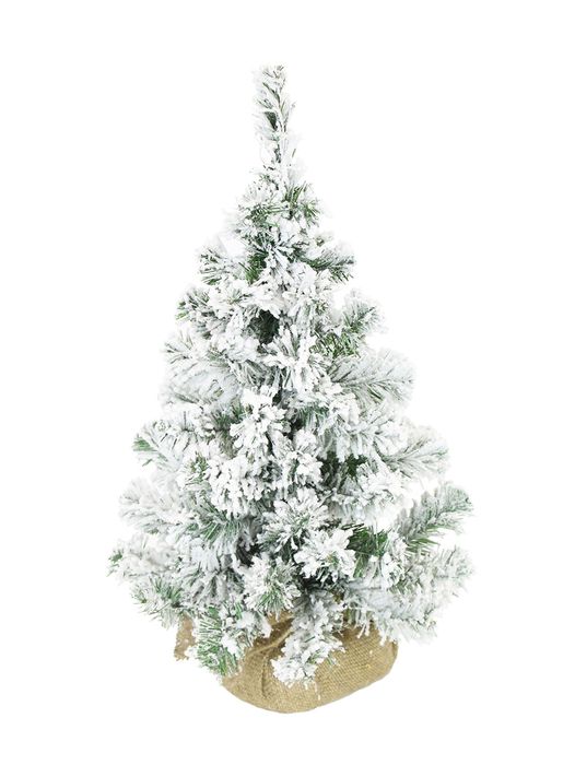 Ель "Вьюга" 0,45м. 62045 заснеженная в мешке