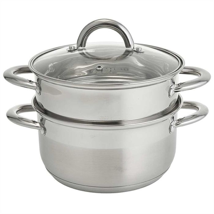 Кастрюля-пароварка Webber BE-0210 5,0л. нерж. стекл.крышка