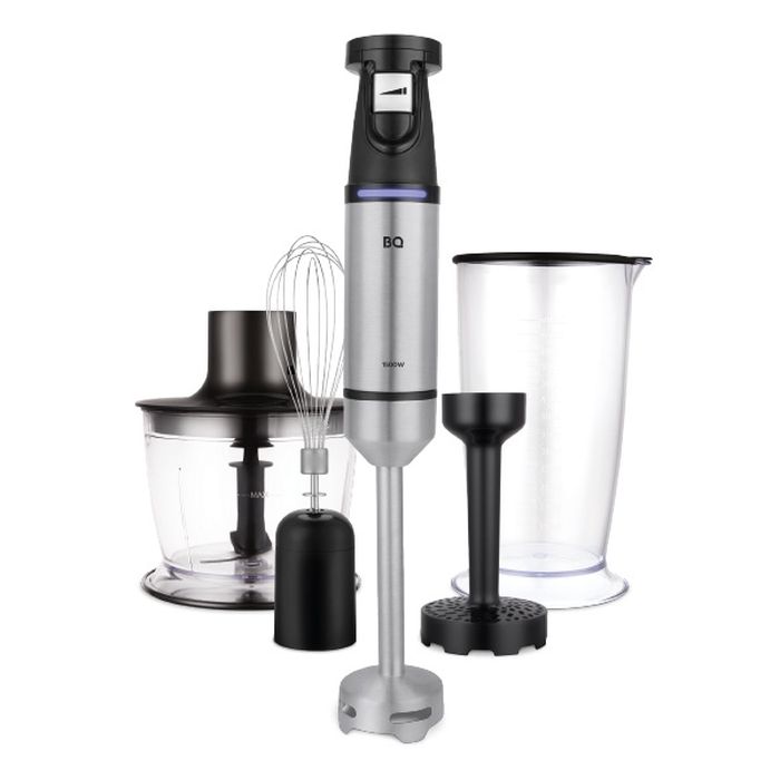 Блендер BQ НВ1230SS (1,5кВт.миксер, измельчитель, мерн.стакан)