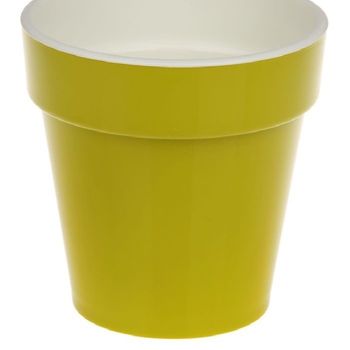 Кашпо ПОРТО 2,4л. со вставкой 0068 (фисташковое) ДП