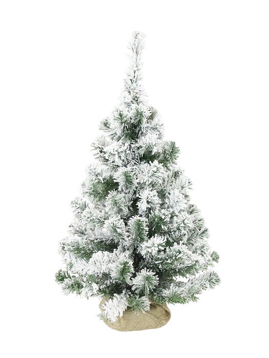 Ель "Вьюга" 0,6м. 6206 заснеженная в мешке