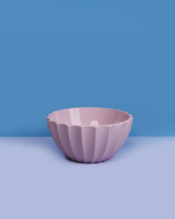 Кашпо РАКУШКА 2,4л. со вставкой 1594 (бисквит) ДП