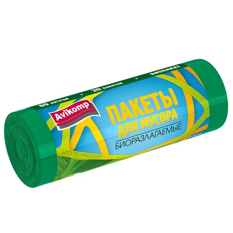 Мешки д/мусора  60л. (20шт.) Botanica 35494 (биоразлаг.) 87846