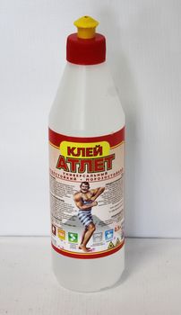 Клей "АТЛЕТ" 0,5л. полимерный универс. Каменск