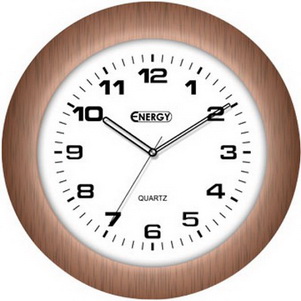 Часы настенные кварцевые ENERGY EC-13 d30см. кругл. (009313)