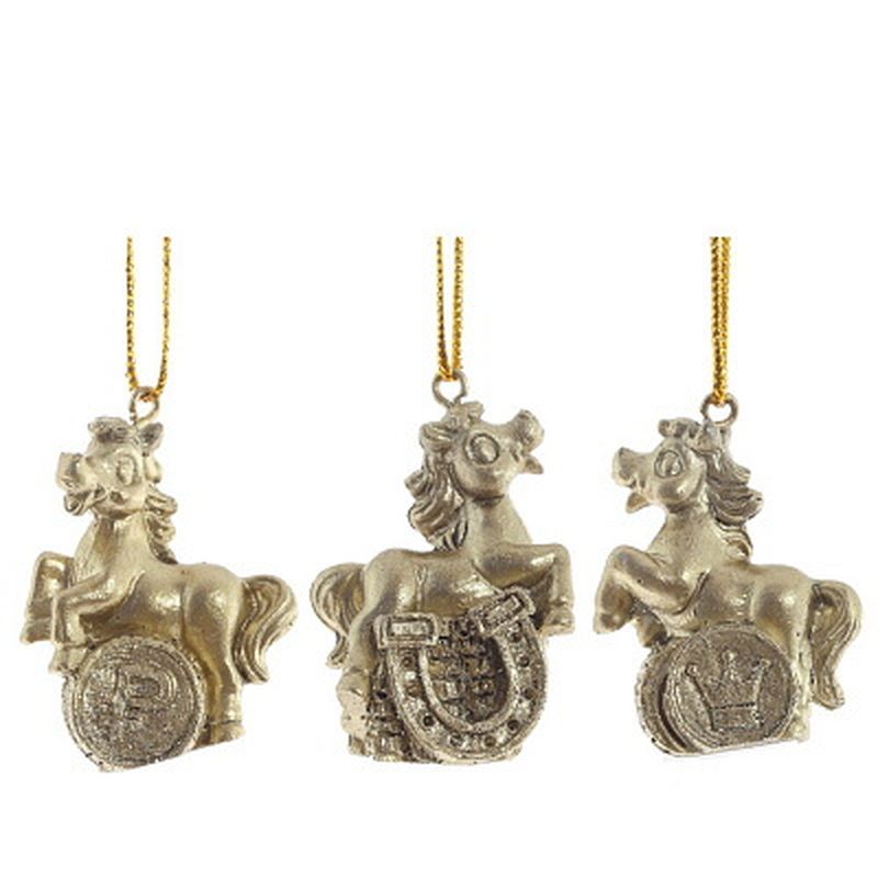 Подвесн.украш. "Лошадка" 821441 (3*1,5*4см )Р