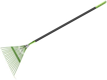 Грабли веерные пластинч. 0502-Ч 18зуб. с компенсатором, с черен. ЦИ