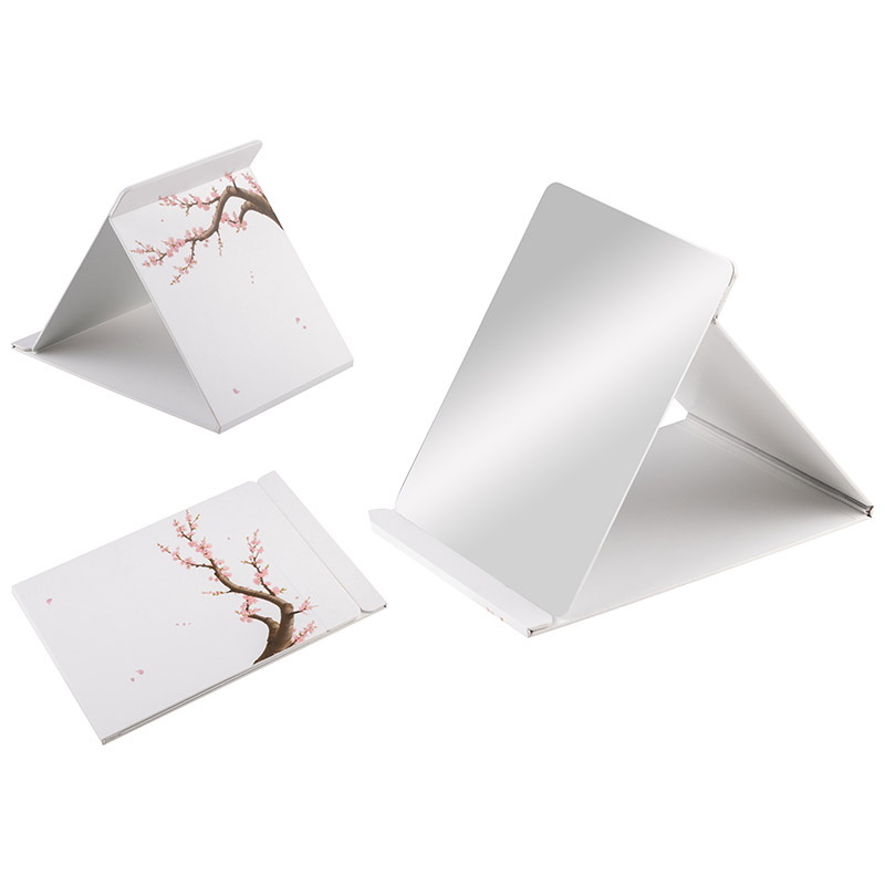 Зеркало косметическое 108718 "Сакура" (15*21см.) складное Скр.