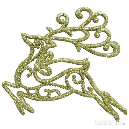 Подвесн.украш. "Олень" SYLKL-4919125 005792 (2шт.) Скр