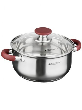 Кастрюля нерж.  4,0л. БЕРТА d22*11см. КТ15-D-22 .