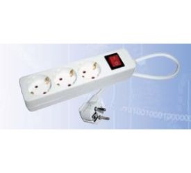 Удлинитель  3м. 3роз. с/з выкл. 16А "Космос"