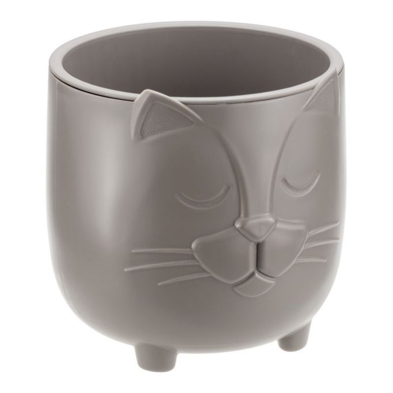 Кашпо БАСЯ  0,65л. d11,5см. со вставкой КН3074ФС (французский серый)