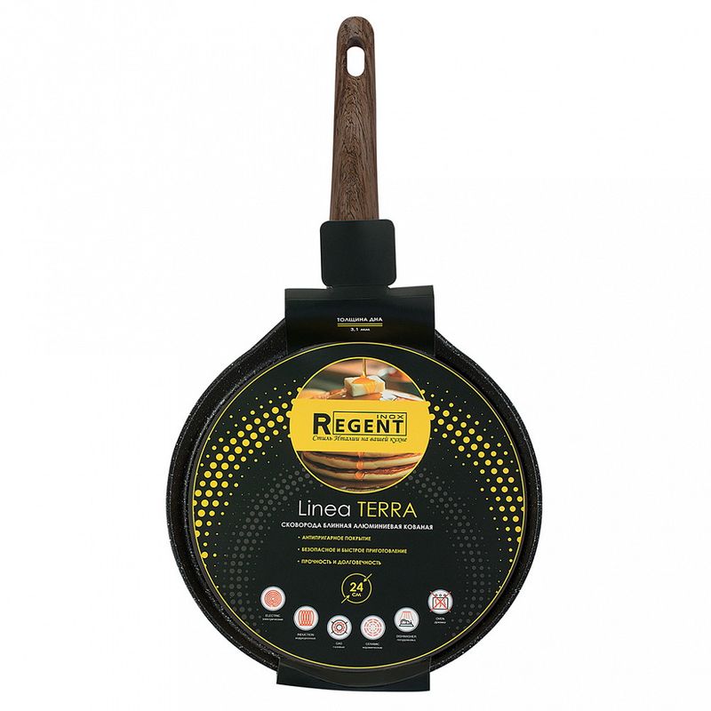 Блинница 62-2524 d 24*4.3см. TERRA (а/пр. ков. ал.)