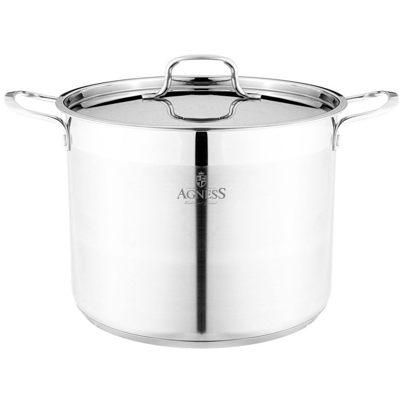 Кастрюля 916-460 10,0л. Agness нерж. ВД