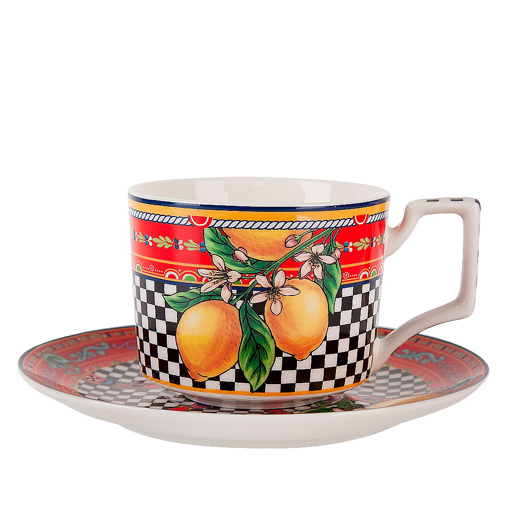 Чайная пара 0052015 "Sicilia Limone" (подар.уп.) ЕНС