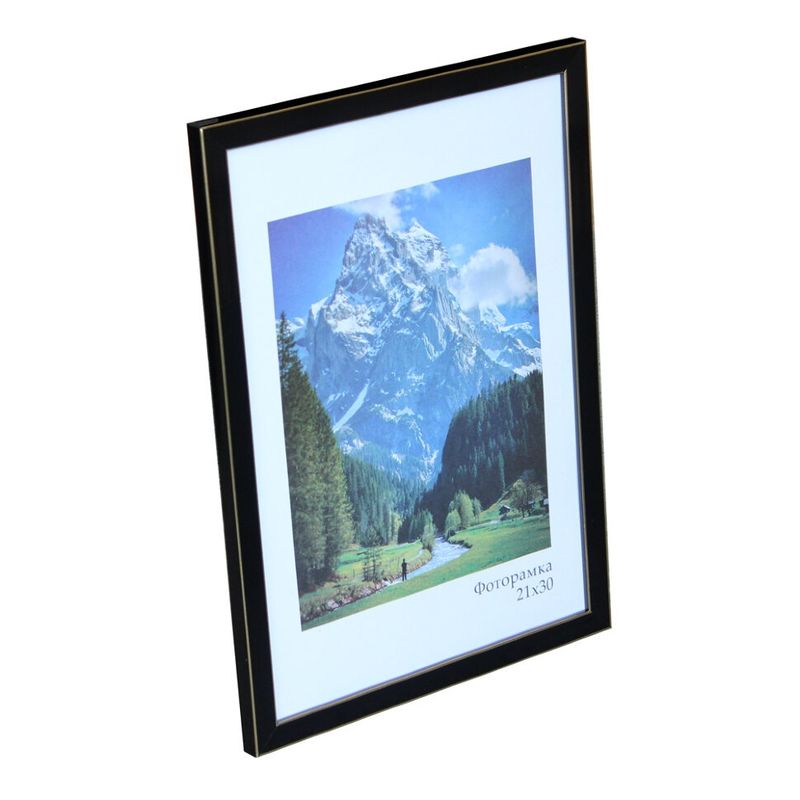 Фоторамка 1412-3118-1G 21*30см. "Акварель" черный