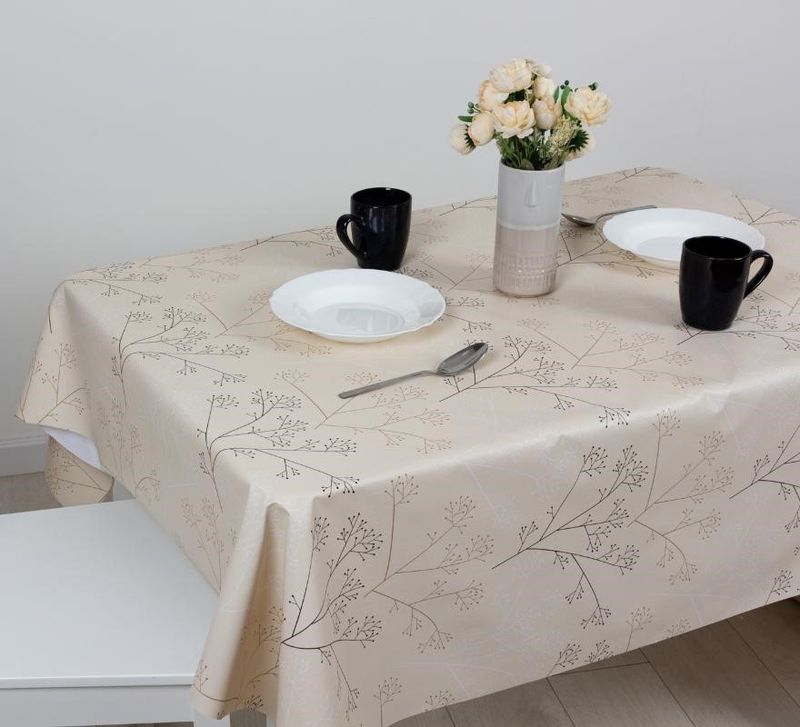 Клеенка АЛЕГРА Гипсофилы (1,37*20м.)PW195-R1078-1 12761 .