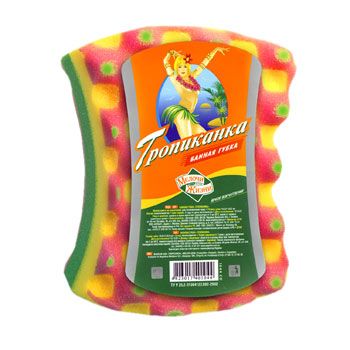 Губка банная "Тропиканка" гб034 П