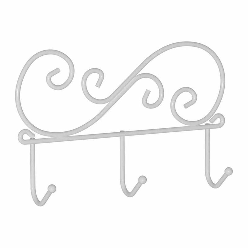 Вешалка настенная "Кружева 3" ВН 275 Б (Белый) (ЗМИ)