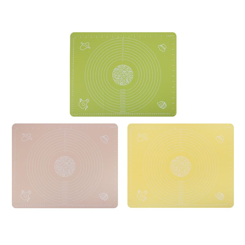 Коврик д/раскатки теста 856-178 силикон. с принтом (50*40см.) VETTA