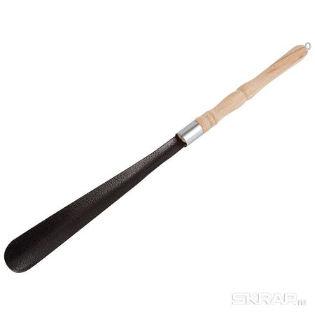 Лопатка д/обуви метал. 60см 240061 с дер. руч. СКР