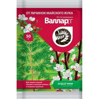ВАЛЛАР Г 50гр. (cредство от личинок майск.жука, проволочника) (Август) ВАЛЛАР Г 50гр. (cредство от личинок майск.жука, проволочника) (Август)