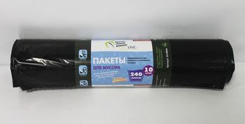 Мешки д/мусора 240л. (10шт.) 100*140см. 35мкм. OPTILINE черн. ПВД 23-0046 (ОК) Мешки д/мусора 240л. (10шт.) 100*140см. 35мкм. OPTILINE черн. ПВД 23-0046 (ОК)