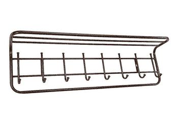 Вешалка настенная 100см. с полкой ВСП 169 Ч/К (Черный/Коричневый) (ЗМИ)