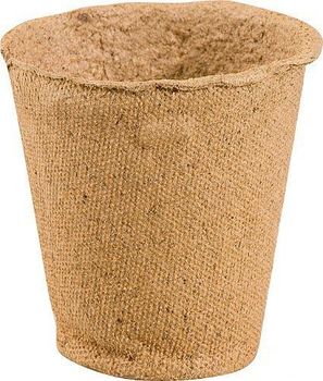 Горшочек торфяной 0,5л. (110*100мм.) кругл. (набор 20шт.)