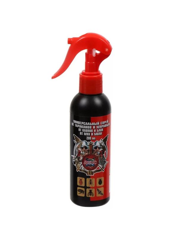 Спрей ДОХС универс. 200мл (от тараканов и муравьев, клопов и блох, от мух и моли) 504 (Оборонхим)