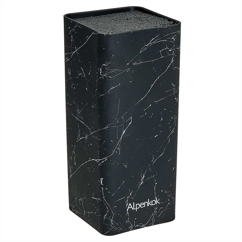 Подставка д/ножей АК-223ST 22*11 черный мрамор Дел.