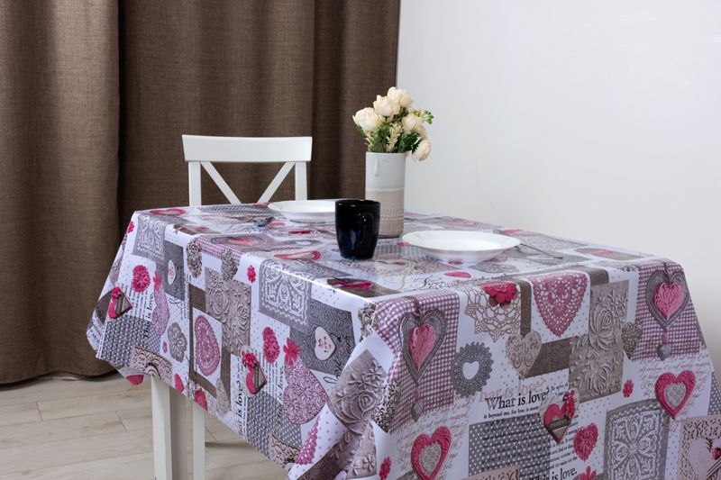 Клеенка Глянец 13769 Это любовь роз (1,4*20м.)(на тканевой основе)