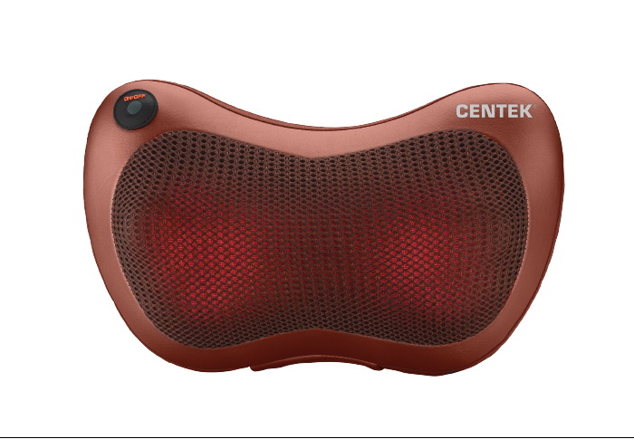 Массажер эл. CENTEK CT-2197 (25Вт, прогрев и 3D массаж, питание 220/12, 4 головки) Массажер эл. CENTEK CT-2197 (25Вт, прогрев и 3D массаж, питание 220/12, 4 головки)