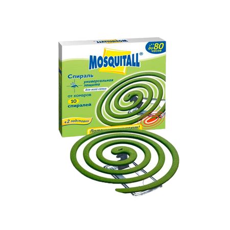 Спираль от комаров MOSQUITALL "Универсальная защита " 10шт. 00937/07-081 .
