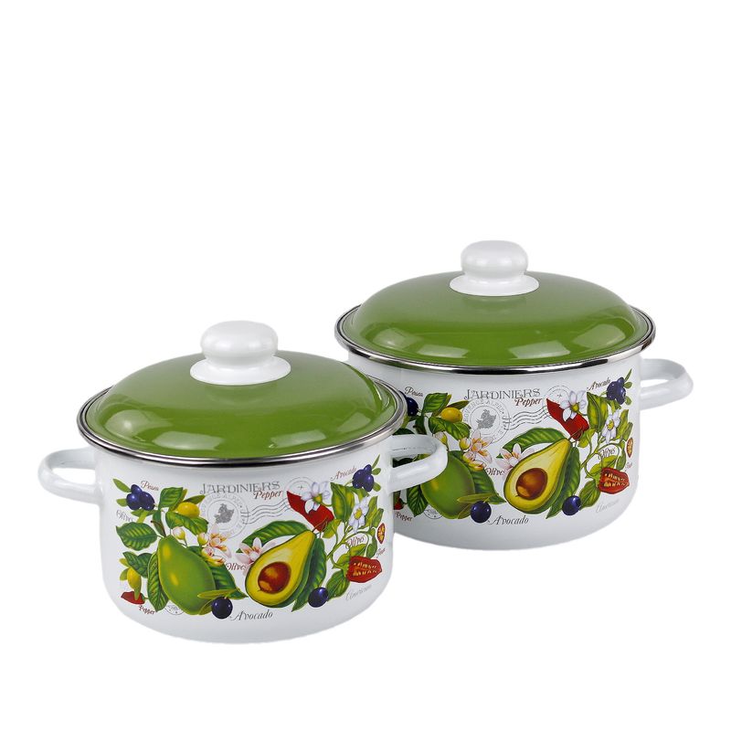 Набор №43 "Авокадо" 6КВ431М (2к.: 3/4л.) белоснежн. Чер