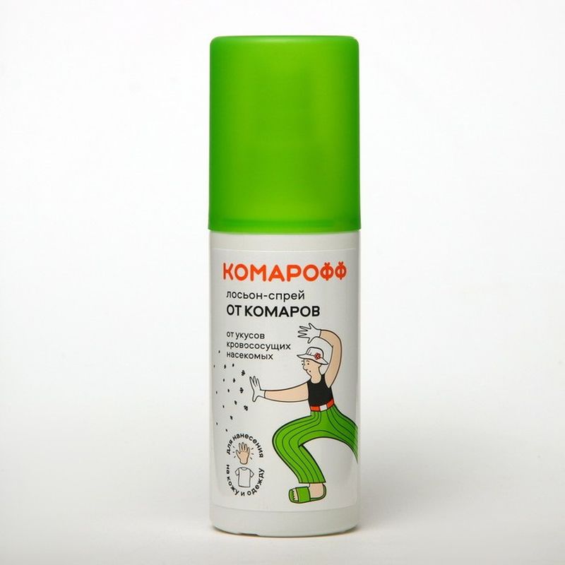 Спрей-лосьон КОМАРОФФ от комаров 66701800/Л0608 100мл.
