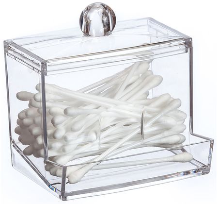 Контейнер д/ватных палочек КН1603 прозрачный