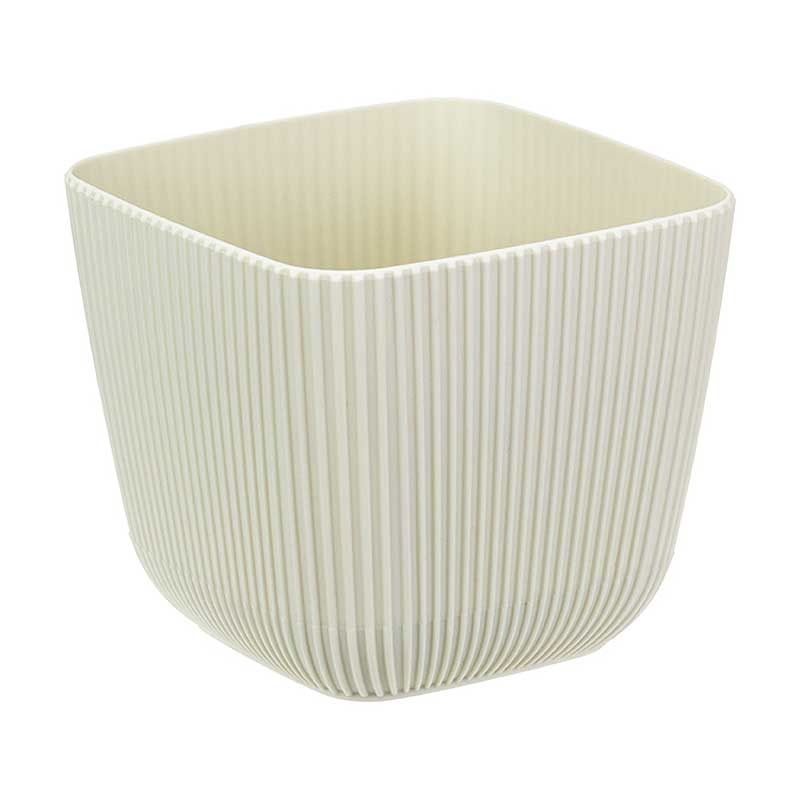 Кашпо ПИКАНТО  0,65л. 11*11см. КН3208БР (белый ротанг)